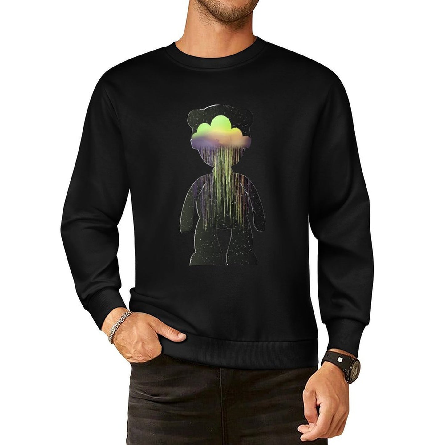IPIB 250g Crew Neck Long Sleeve Sweatshirt Front GraphicCrew Neck Long Sleeve Sweatshirt6000136-6