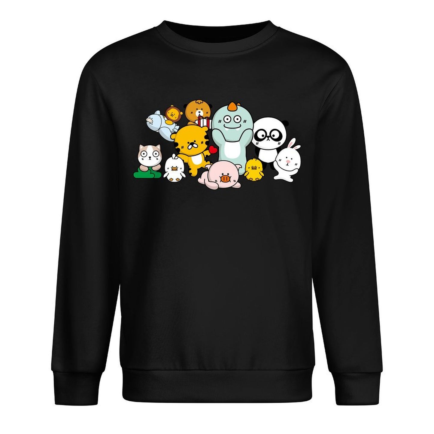 Front Patterned Long Sleeve TopBold Soft