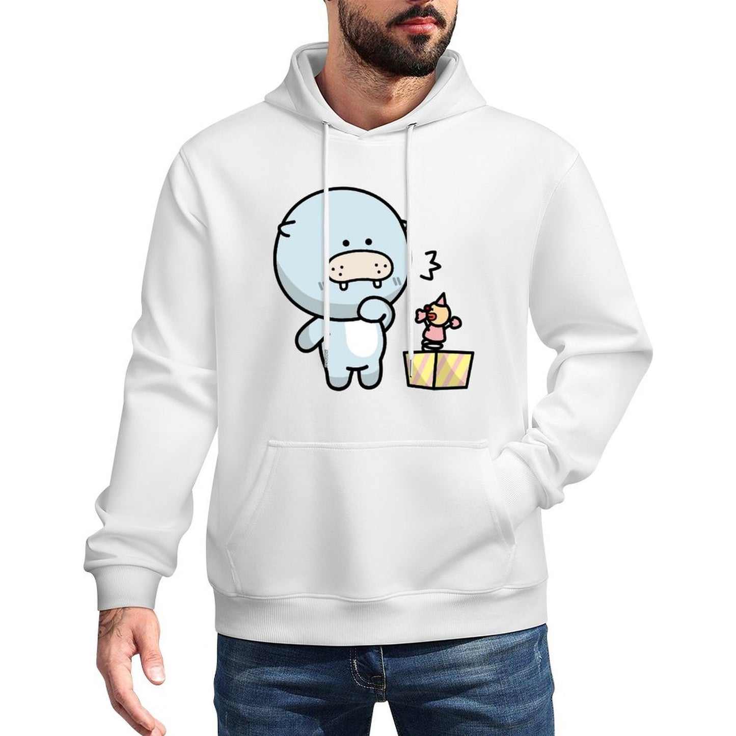 IPBR 250g Hooded Pocket Sweatshirt Front GraphicMen's Hooded  Sweatshirt4000212