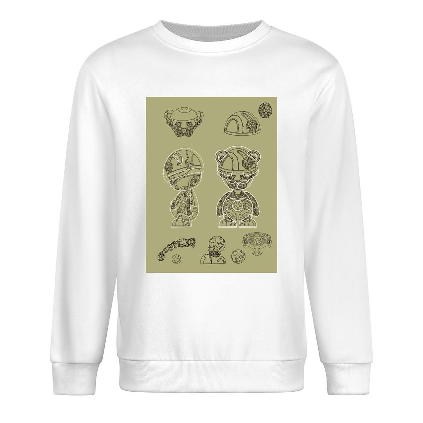 IPIB 250g Crew Neck Long Sleeve Sweatshirt Front GraphicCrew Neck Long Sleeve Sweatshirt6000008-5