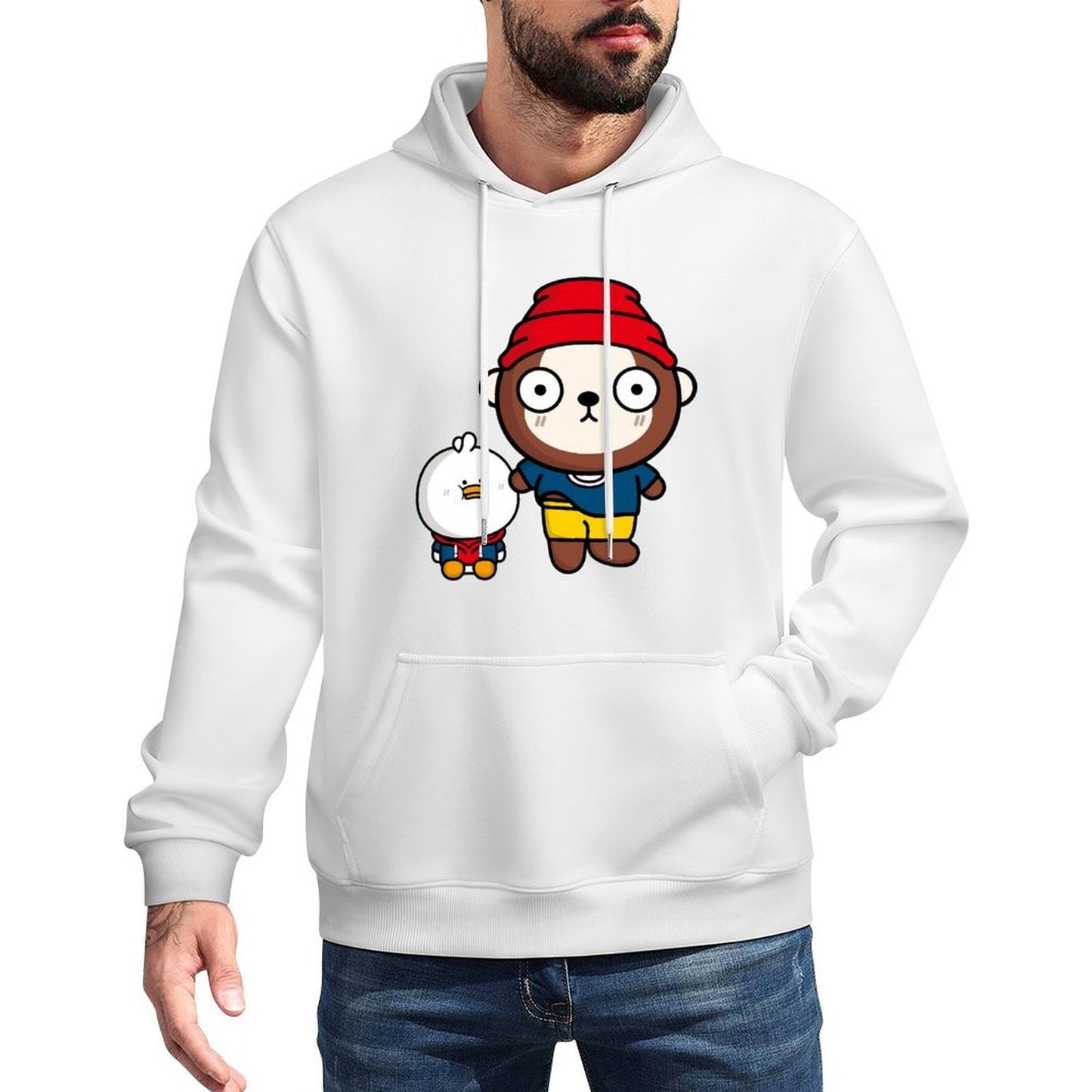 TimelessStyle Smooth Front Graphic Hoodies