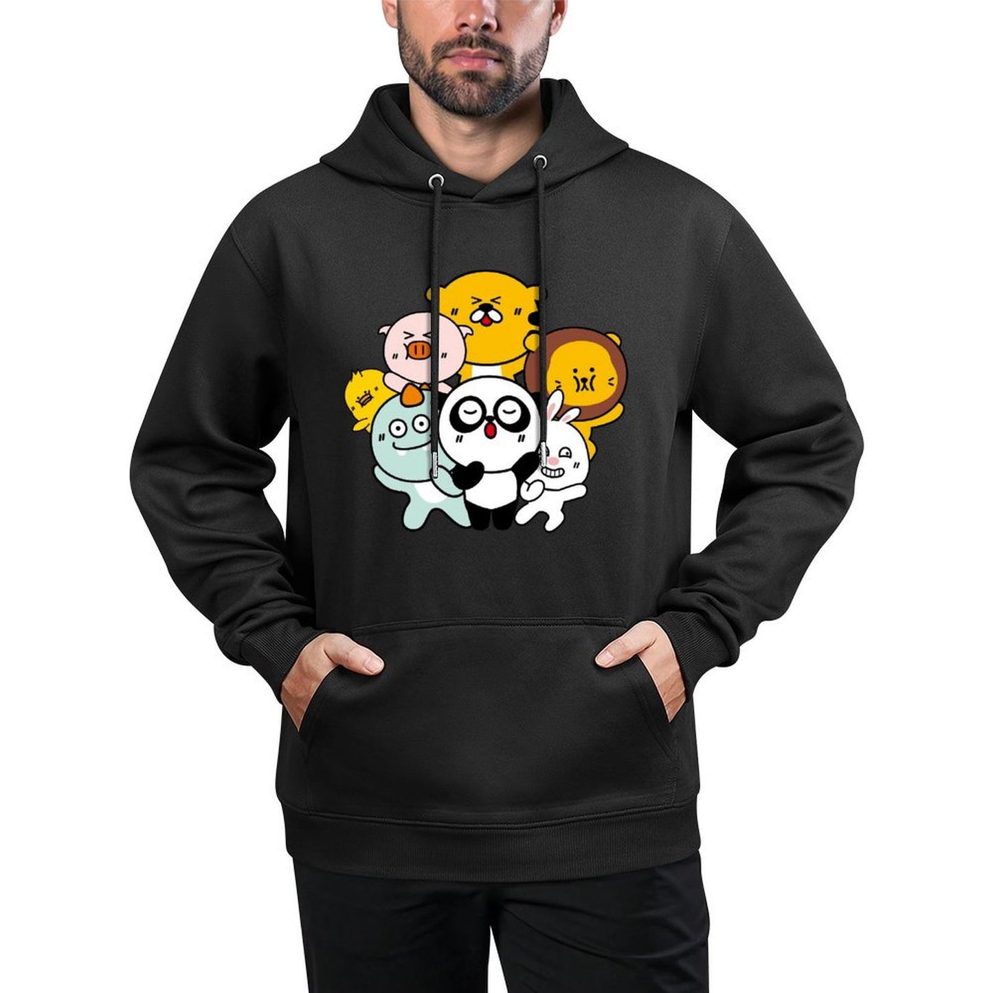 IPBR 250g Hooded Pocket Sweatshirt Front GraphicMen's Hooded  Sweatshirt4000389