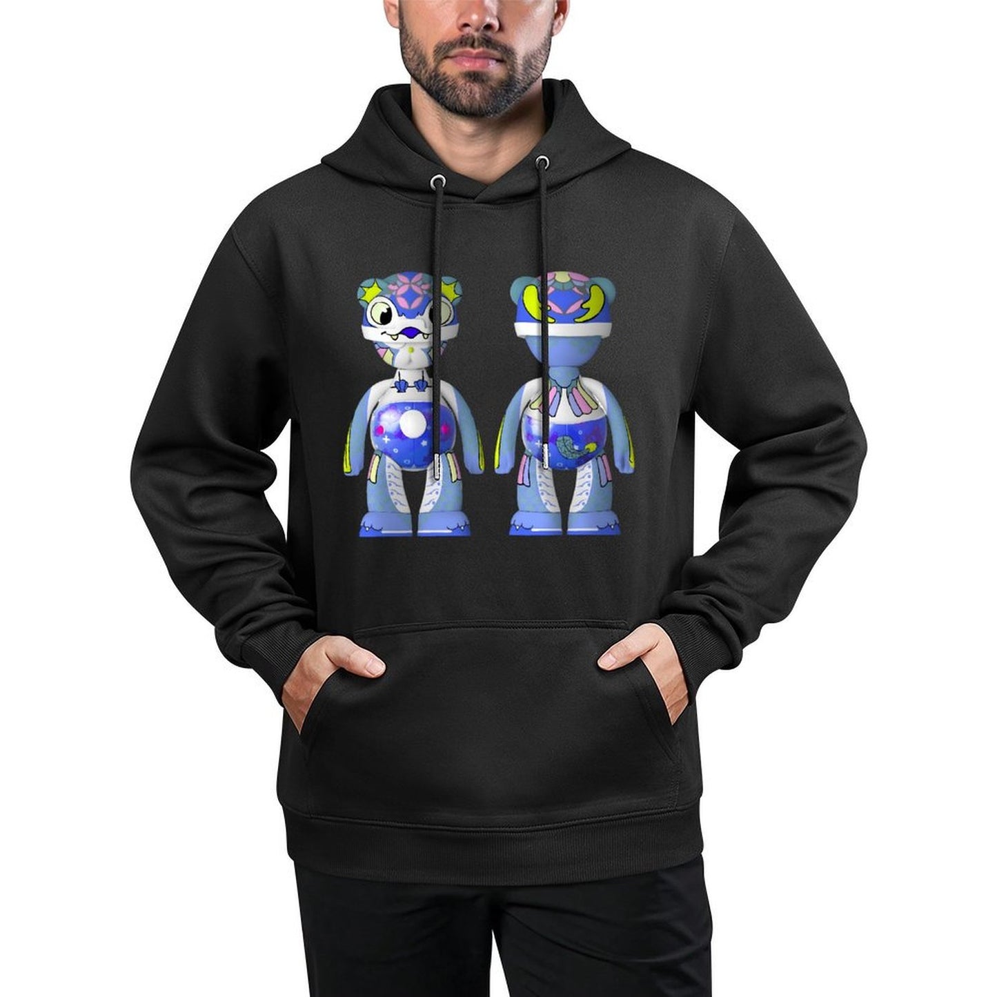 IPIB 250g Hooded Pocket Sweatshirt Front GraphicMen's Hooded  Sweatshirt6000077-7