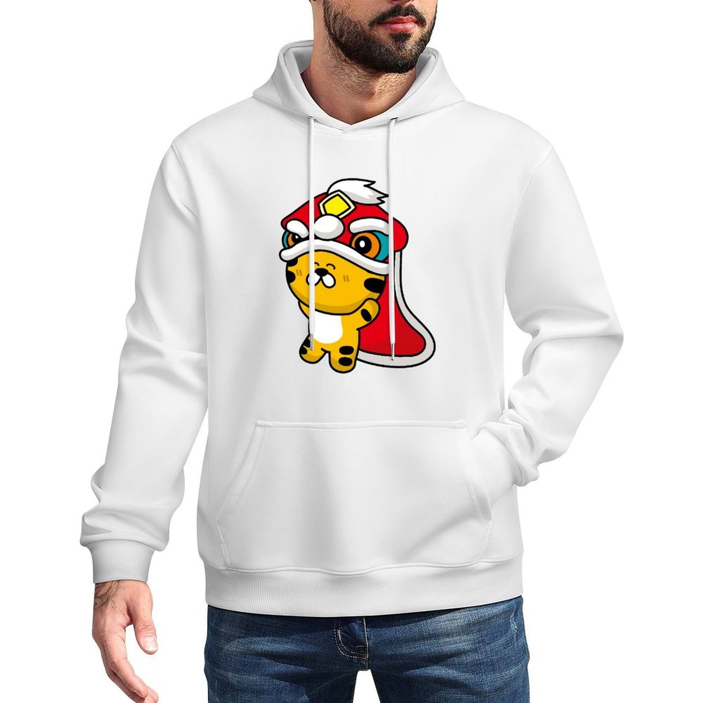 IPBR 250g Hooded Pocket Sweatshirt Front GraphicMen's Hooded  Sweatshirt4000210