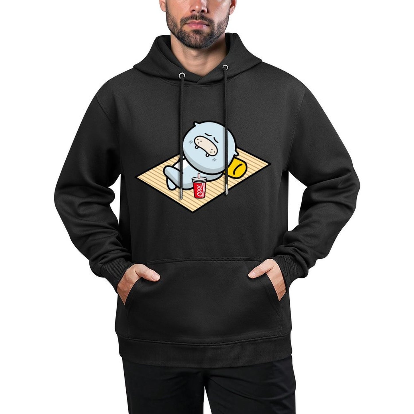IPBR 250g Hooded Pocket Sweatshirt Front GraphicMen's Hooded  Sweatshirt4001295