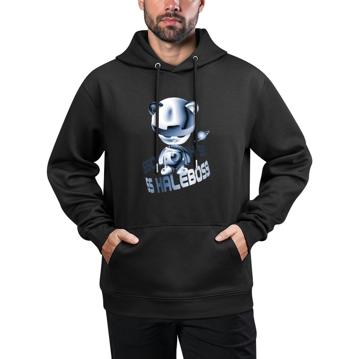 IPIB 250g Hooded Pocket Sweatshirt Front GraphicMen's Hooded  Sweatshirt6000015-7