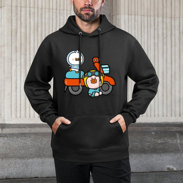 IPBR 250g Hooded Pocket Sweatshirt Front GraphicMen's Hooded  Sweatshirt4000339