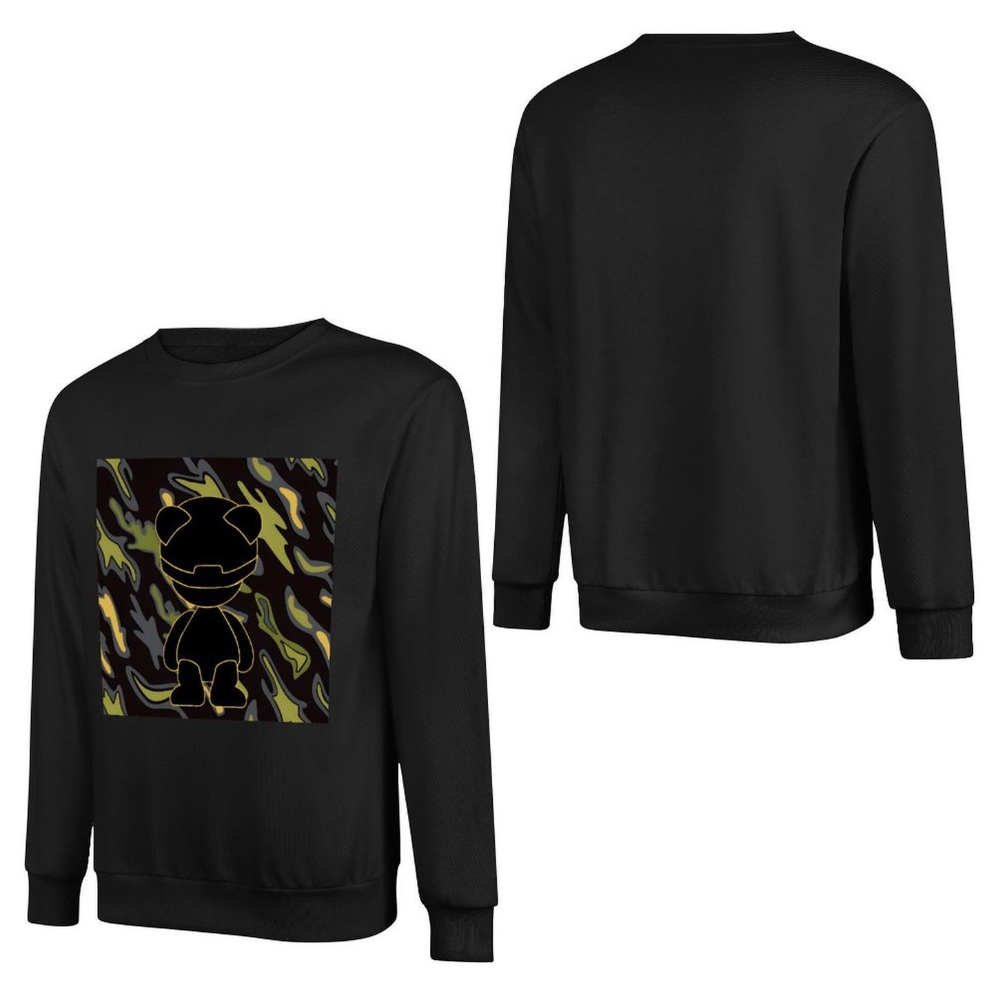 IPIB 250g Crew Neck Long Sleeve Sweatshirt Front GraphicCrew Neck Long Sleeve Sweatshirt6000023-4