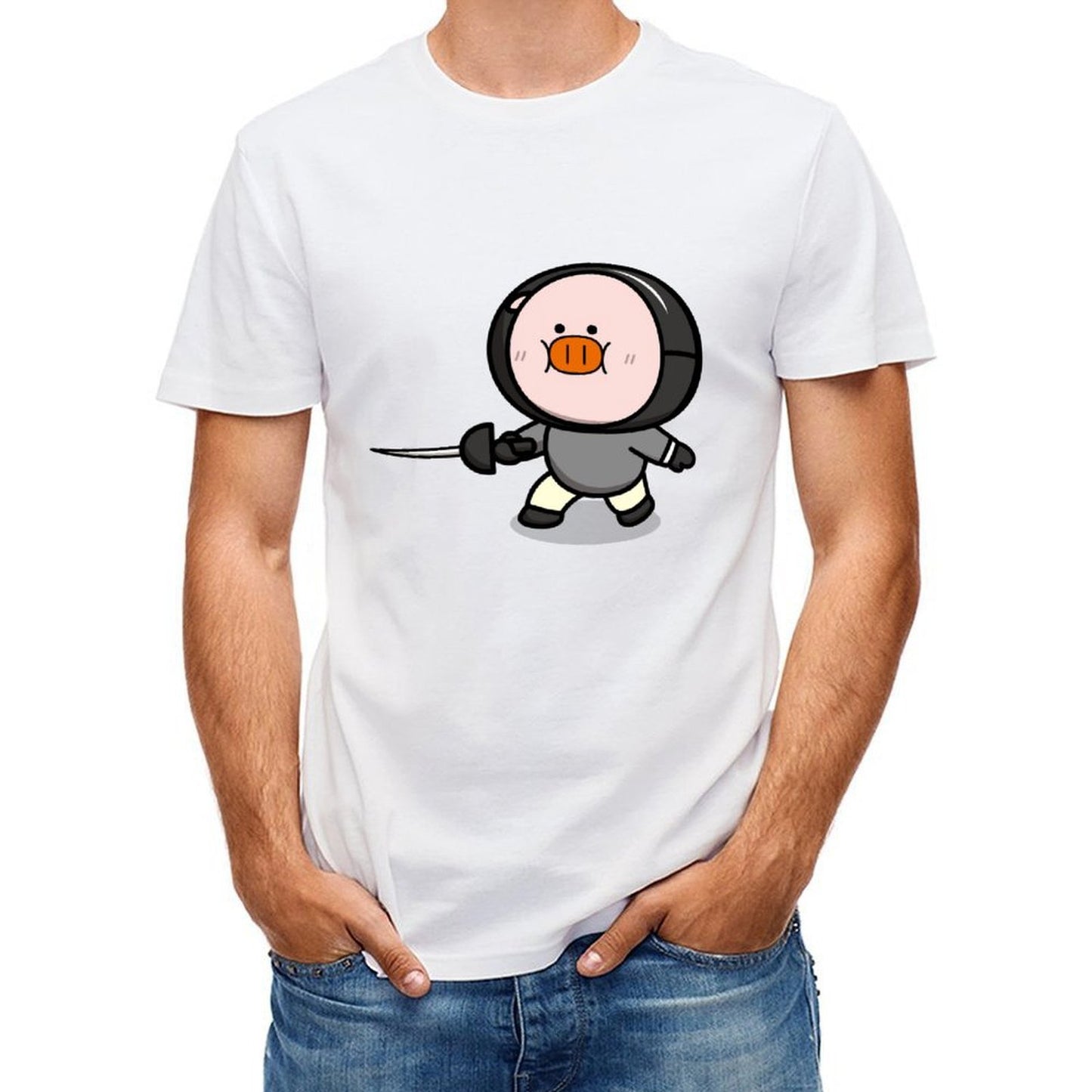 ClassicStyle Heat-Transfer Front Graphic T-shirt