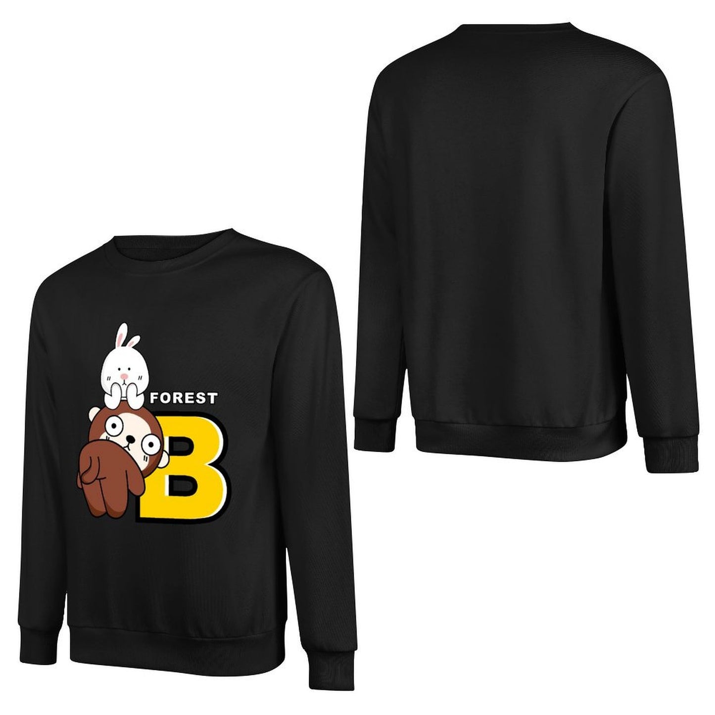 IPBR 250g Crew Neck Long Sleeve Sweatshirt Front GraphicCrew Neck Long Sleeve Sweatshirt4000807