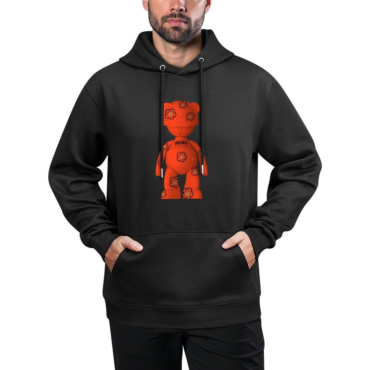 IPIB 250g Hooded Pocket Sweatshirt Front GraphicMen's Hooded  Sweatshirt6000121-4