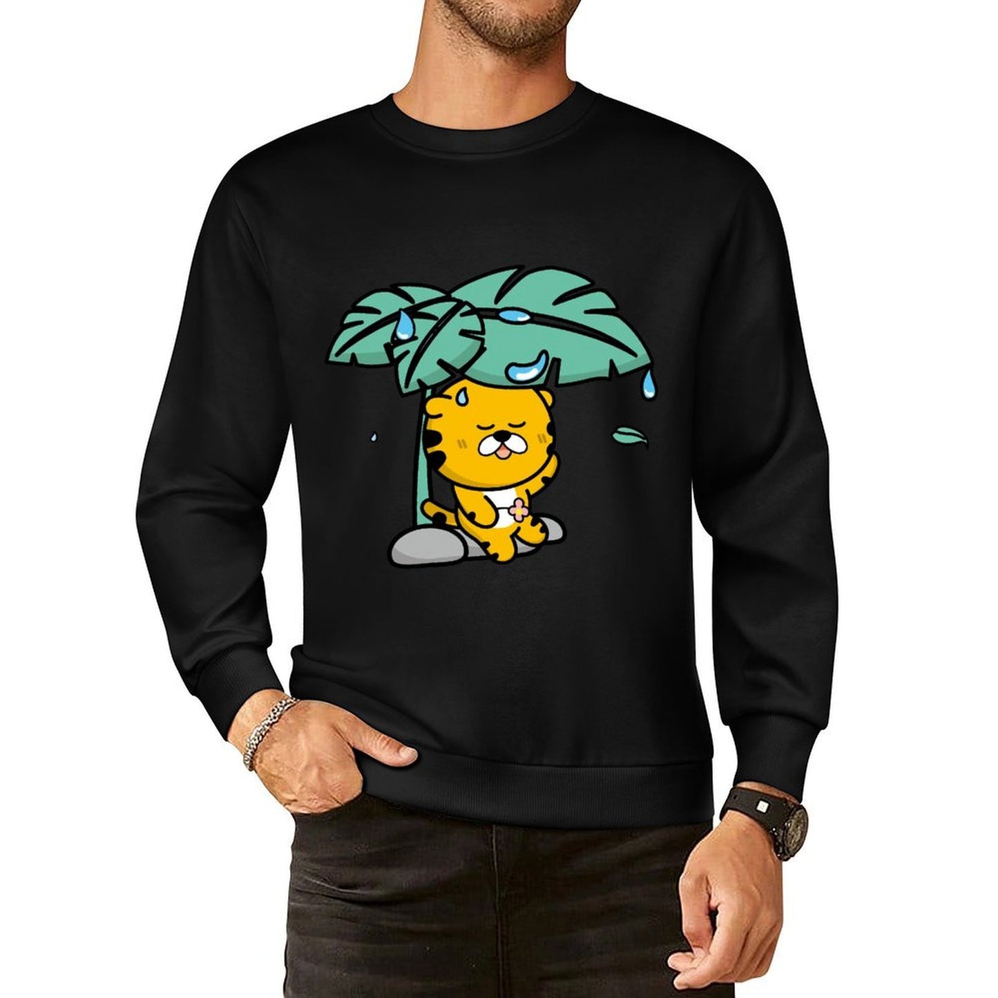 IPBR 250g Crew Neck Long Sleeve Sweatshirt Front GraphicCrew Neck Long Sleeve Sweatshirt4001349