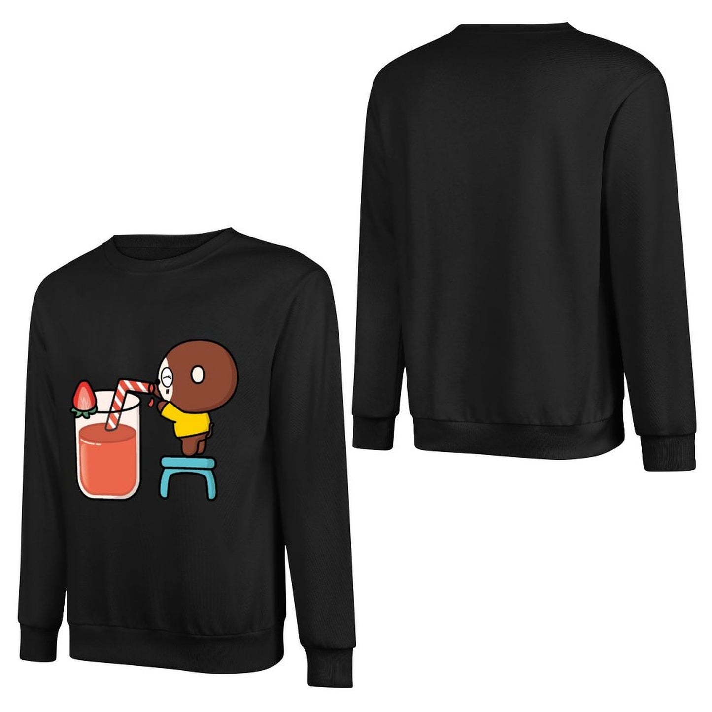 IPBR 250g Crew Neck Long Sleeve Sweatshirt Front GraphicCrew Neck Long Sleeve Sweatshirt4000851
