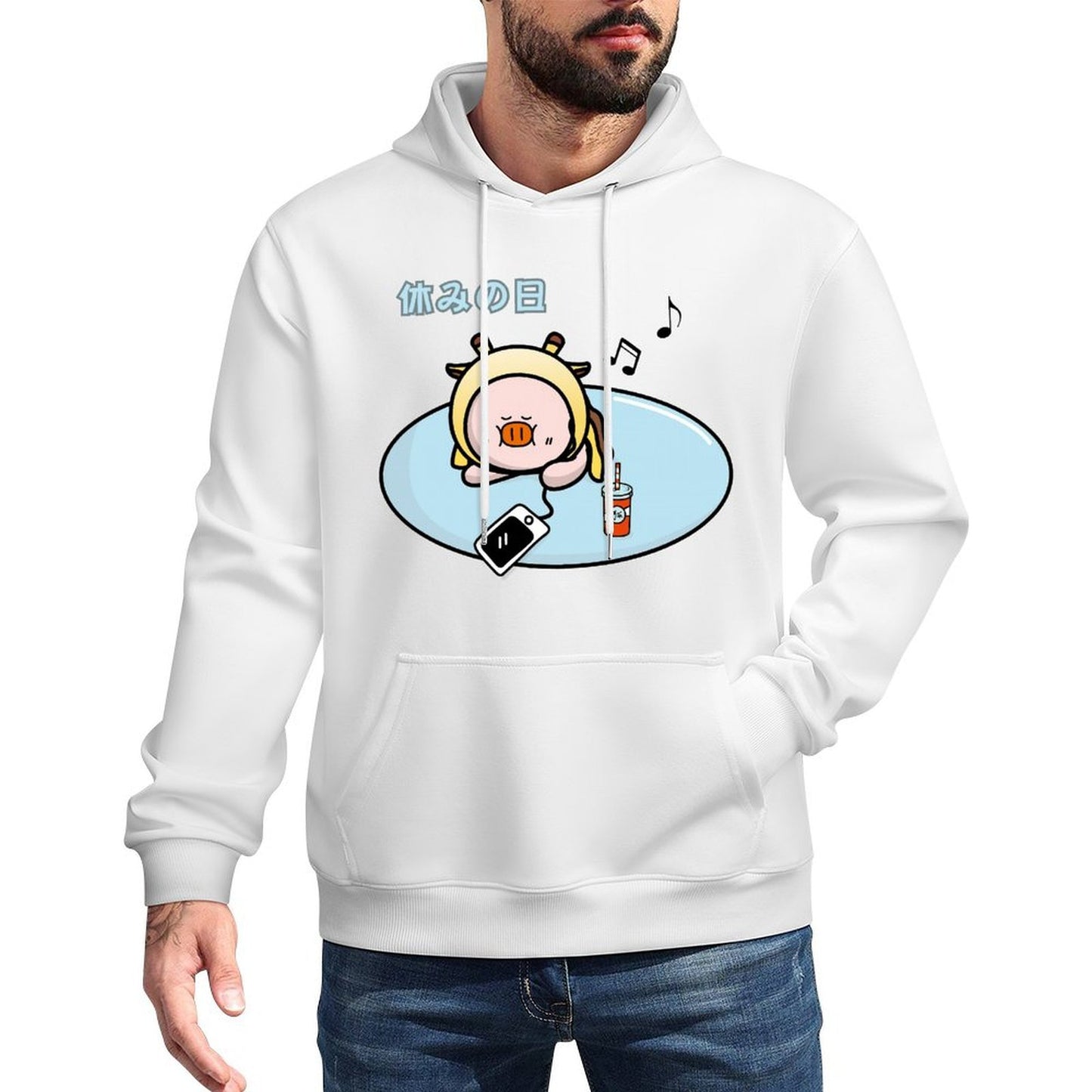 IPBR 250g Hooded Pocket Sweatshirt Front GraphicMen's Hooded  Sweatshirt4001547