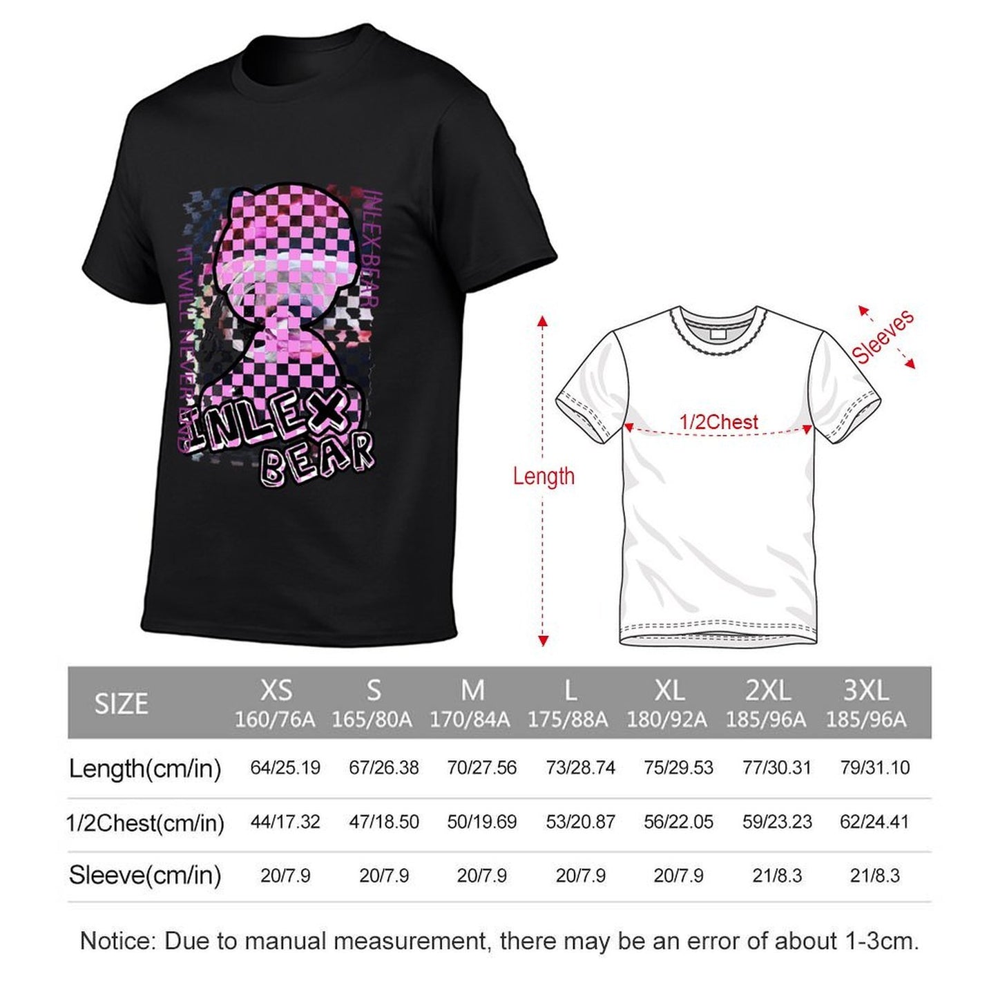 Inlex Bear T-shirtsPrinting Regular T-Shirt