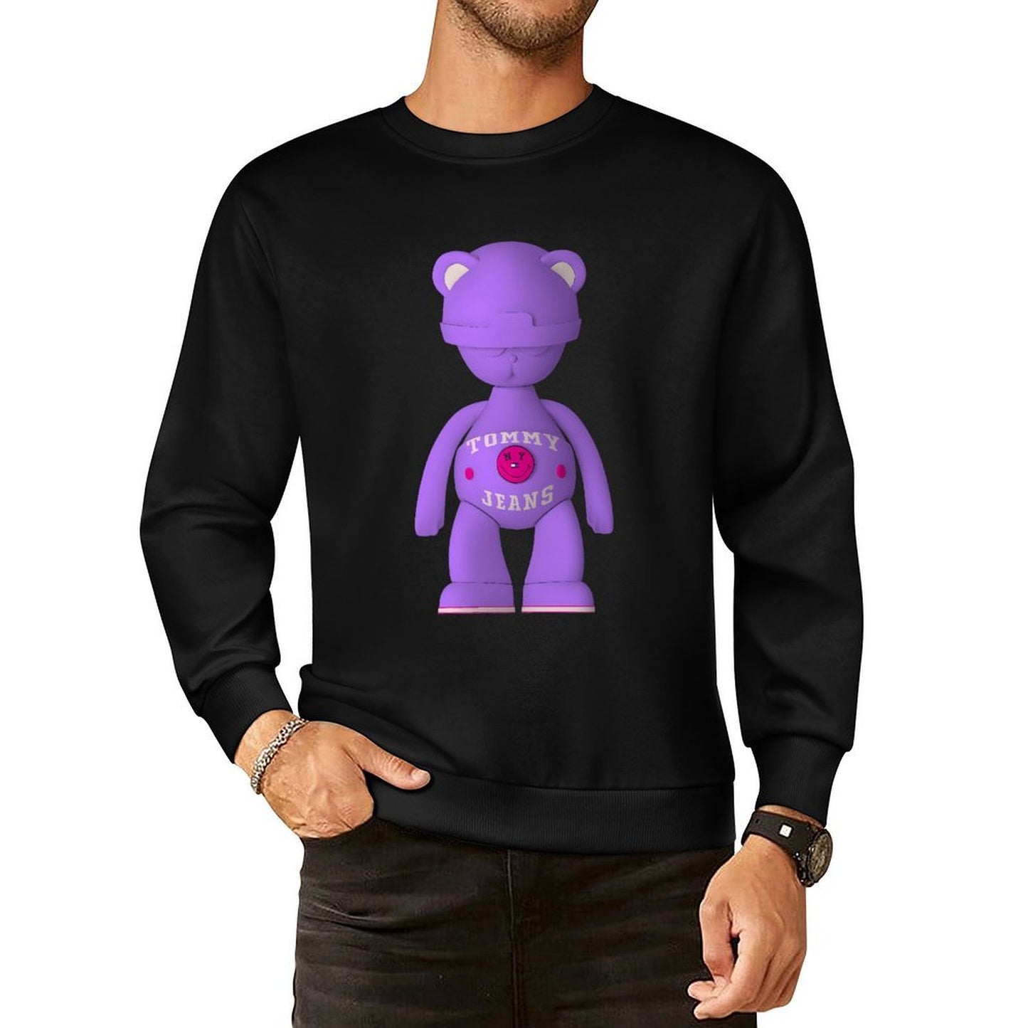 IPIB 250g Crew Neck Long Sleeve Sweatshirt Front GraphicCrew Neck Long Sleeve Sweatshirt6000122-6