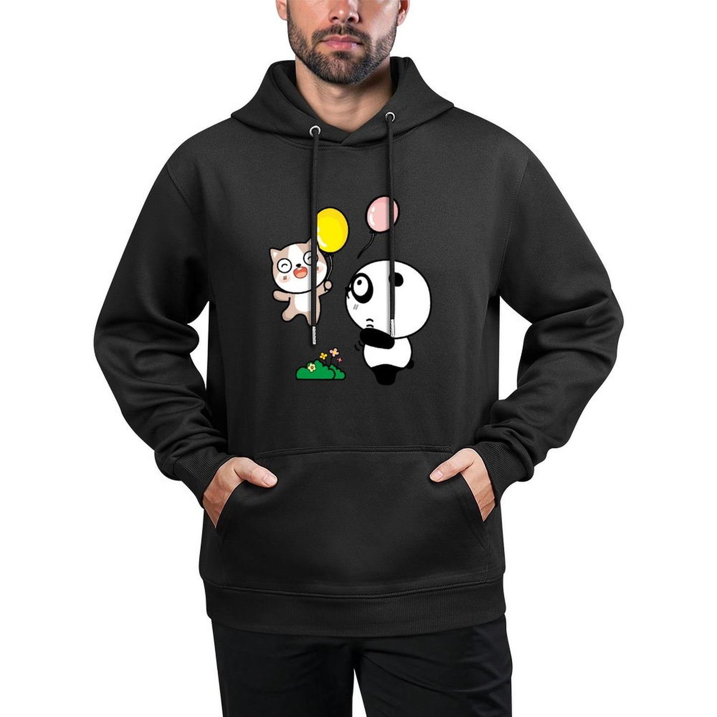 IPBR 250g Hooded Pocket Sweatshirt Front GraphicMen's Hooded  Sweatshirt4001353