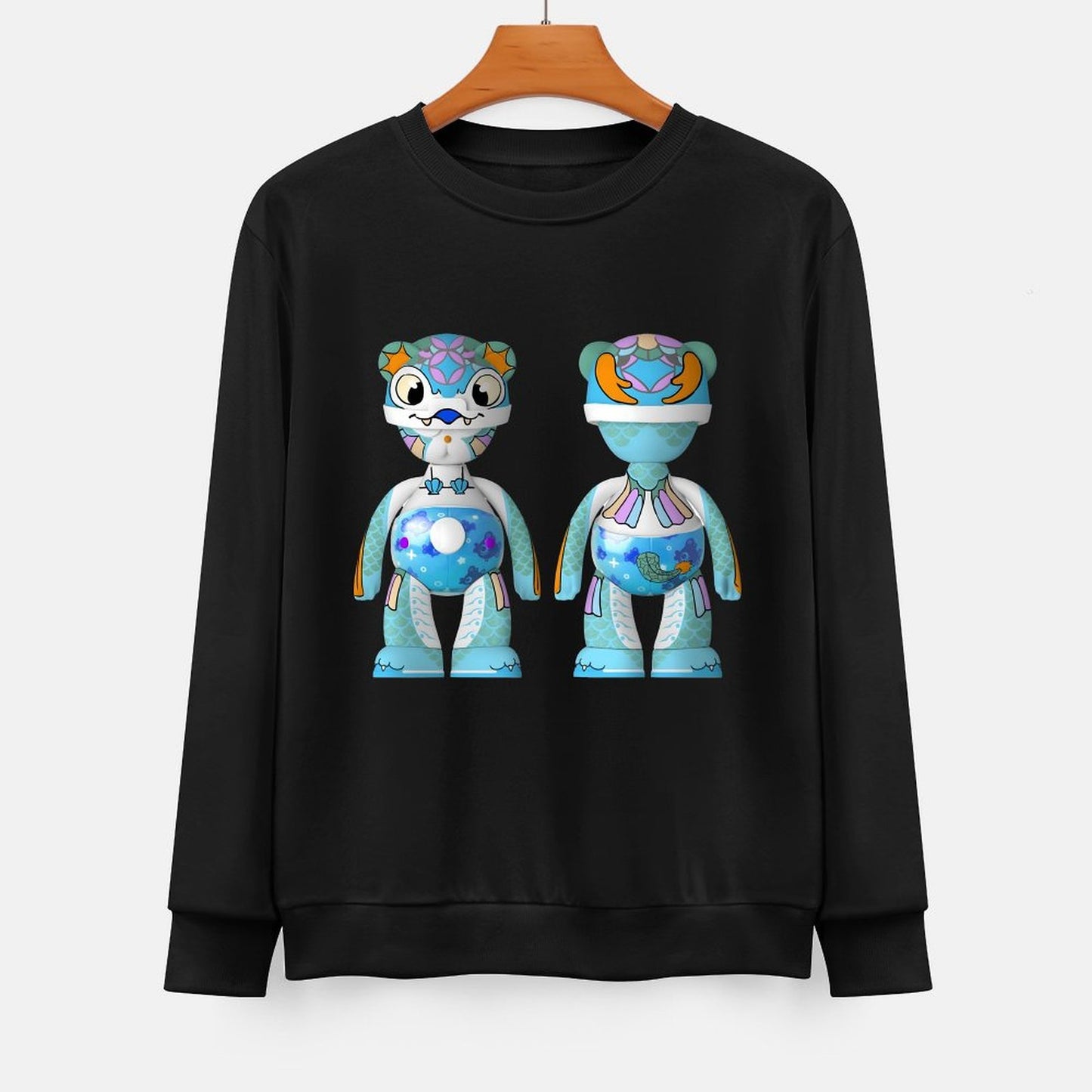 IPIB 250g Crew Neck Long Sleeve Sweatshirt Front GraphicCrew Neck Long Sleeve Sweatshirt6000077-1