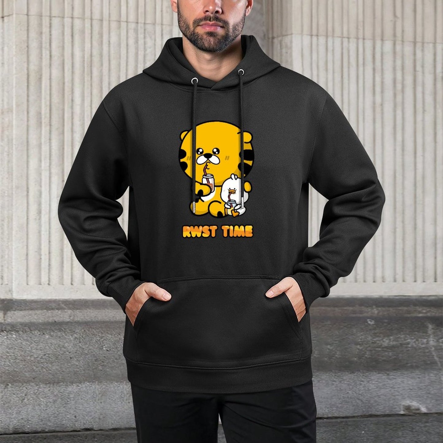 IPBR 250g Hooded Pocket Sweatshirt Front GraphicMen's Hooded  Sweatshirt4001164