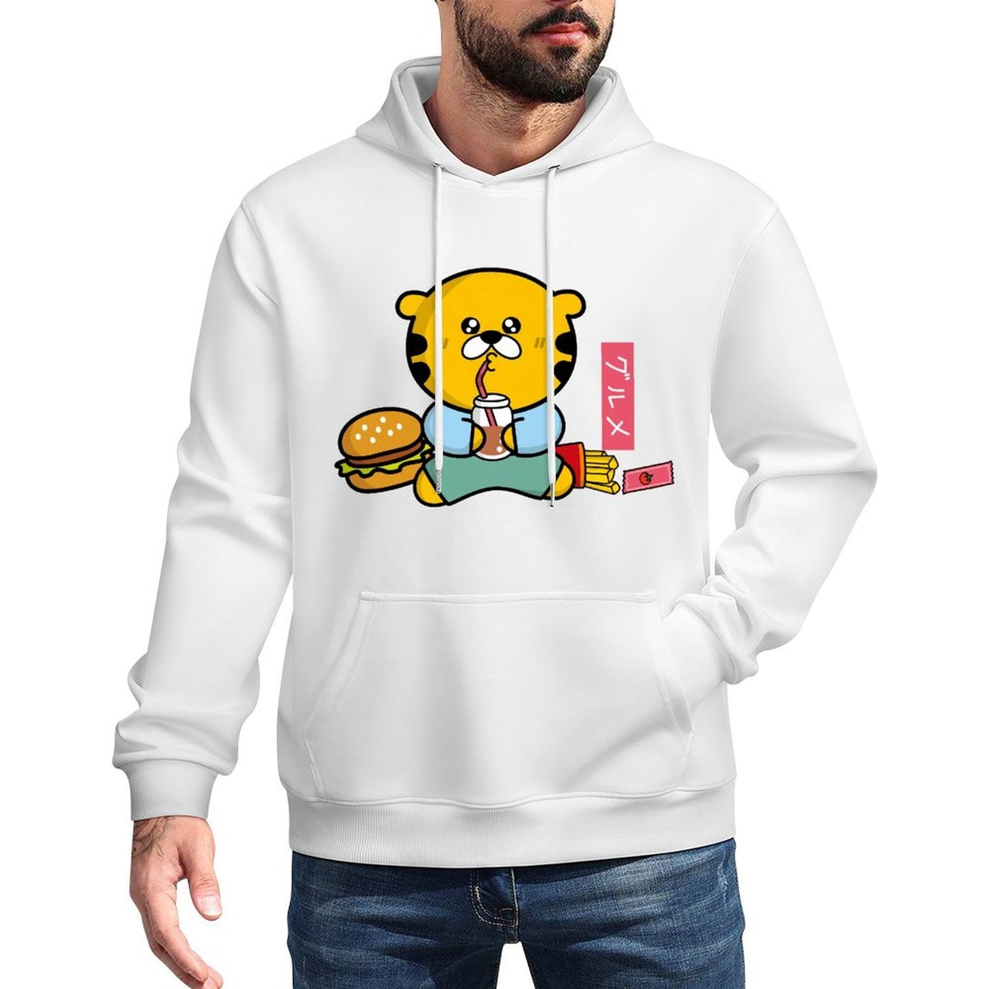 IPBR 250g Hooded Pocket Sweatshirt Front GraphicMen's Hooded  Sweatshirt4001484