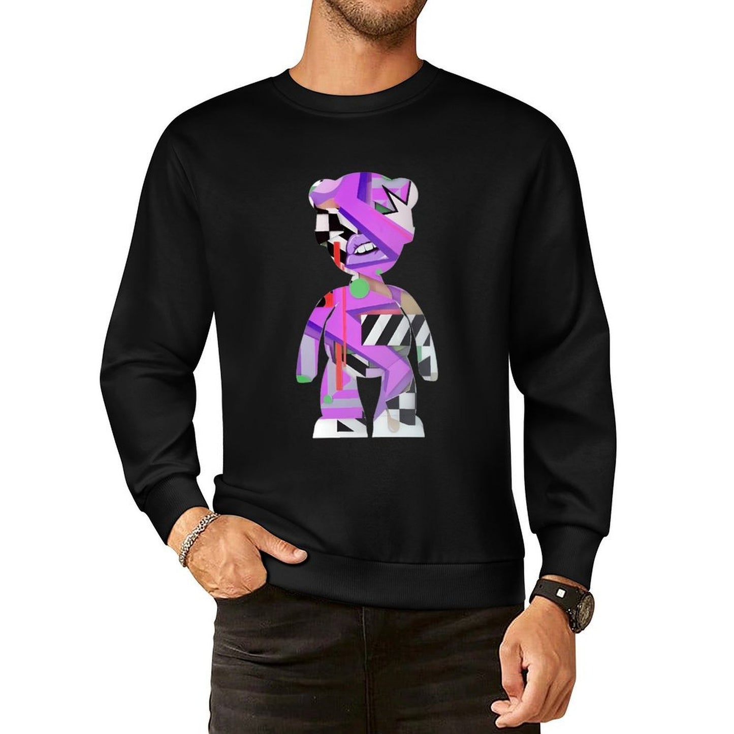 IPIB 250g Crew Neck Long Sleeve Sweatshirt Front GraphicCrew Neck Long Sleeve Sweatshirt6000138-1