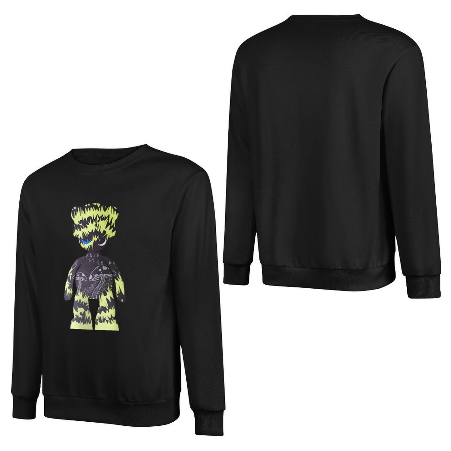 Long Sleeve With Front PatternUnisex Double-Stitched