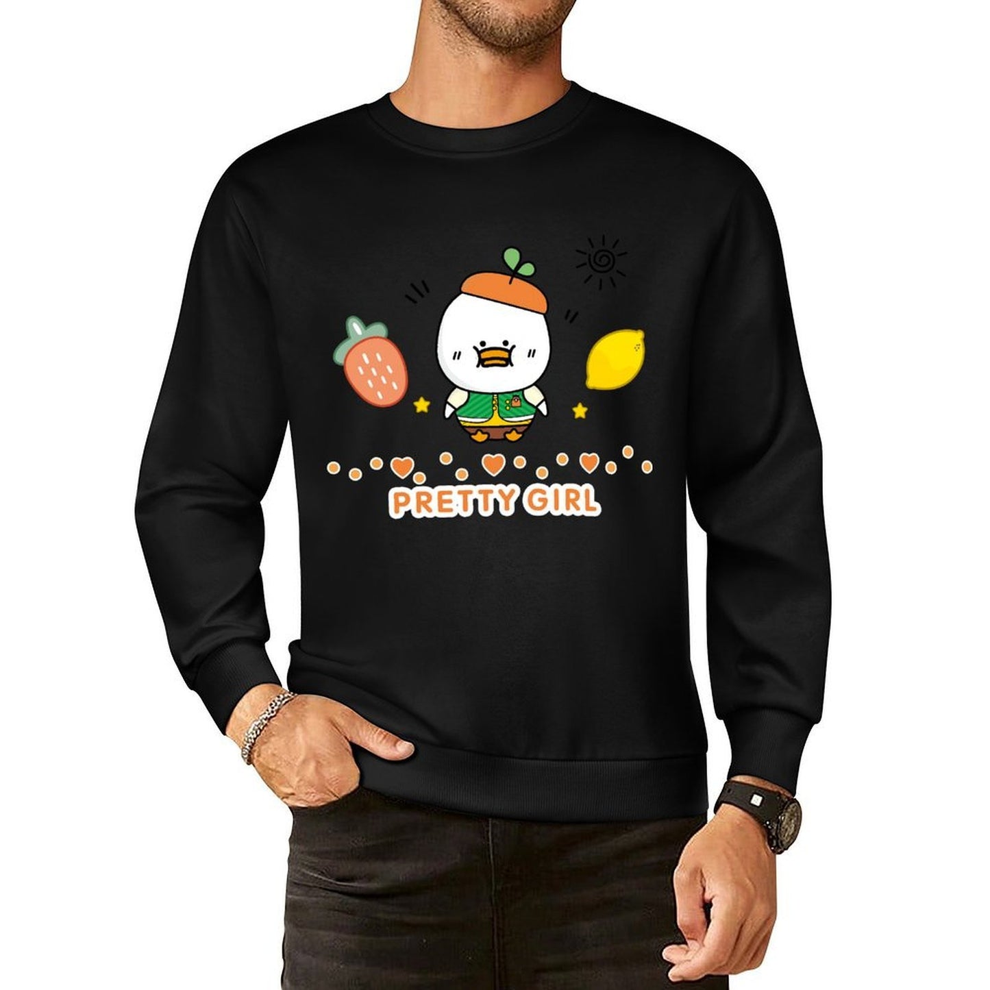 IPBR 250g Crew Neck Long Sleeve Sweatshirt Front GraphicCrew Neck Long Sleeve Sweatshirt4000368