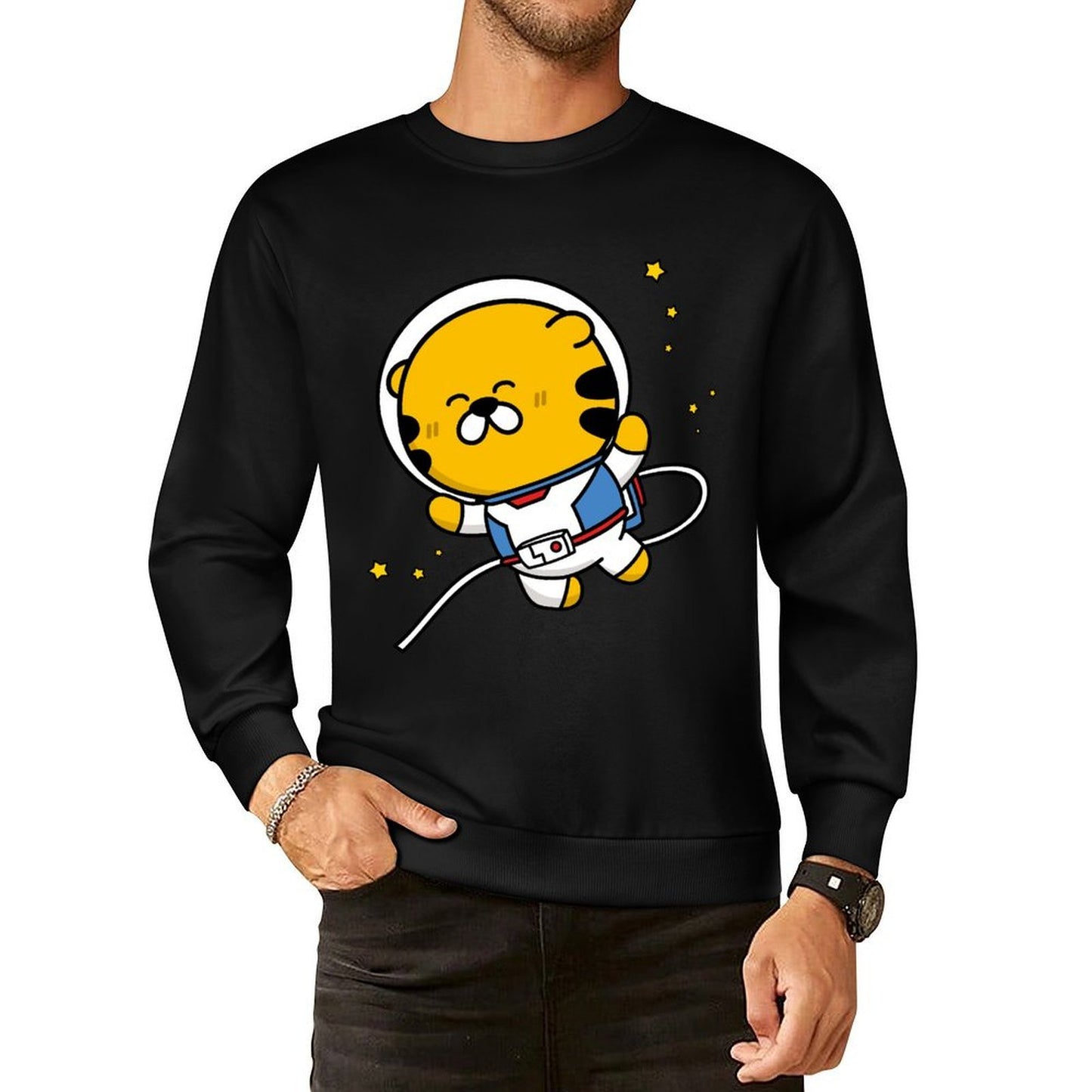 IPBR 250g Crew Neck Long Sleeve Sweatshirt Front GraphicCrew Neck Long Sleeve Sweatshirt4000007