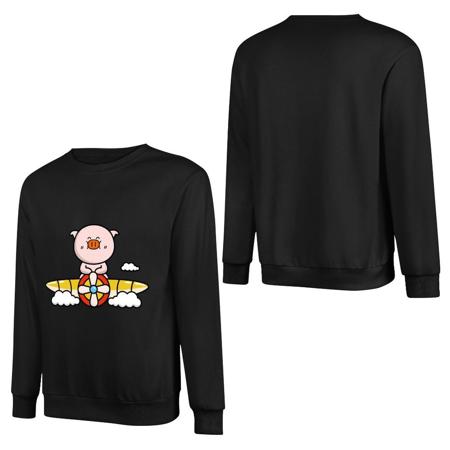 IPBR 250g Crew Neck Long Sleeve Sweatshirt Front GraphicCrew Neck Long Sleeve Sweatshirt4001390