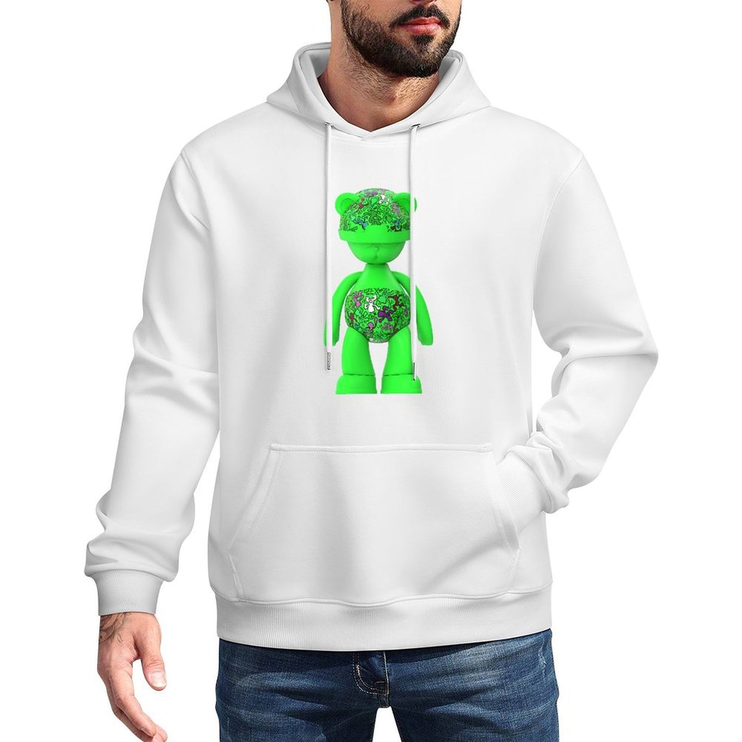 IPIB 250g Hooded Pocket Sweatshirt Front GraphicMen's Hooded  Sweatshirt6000071-6