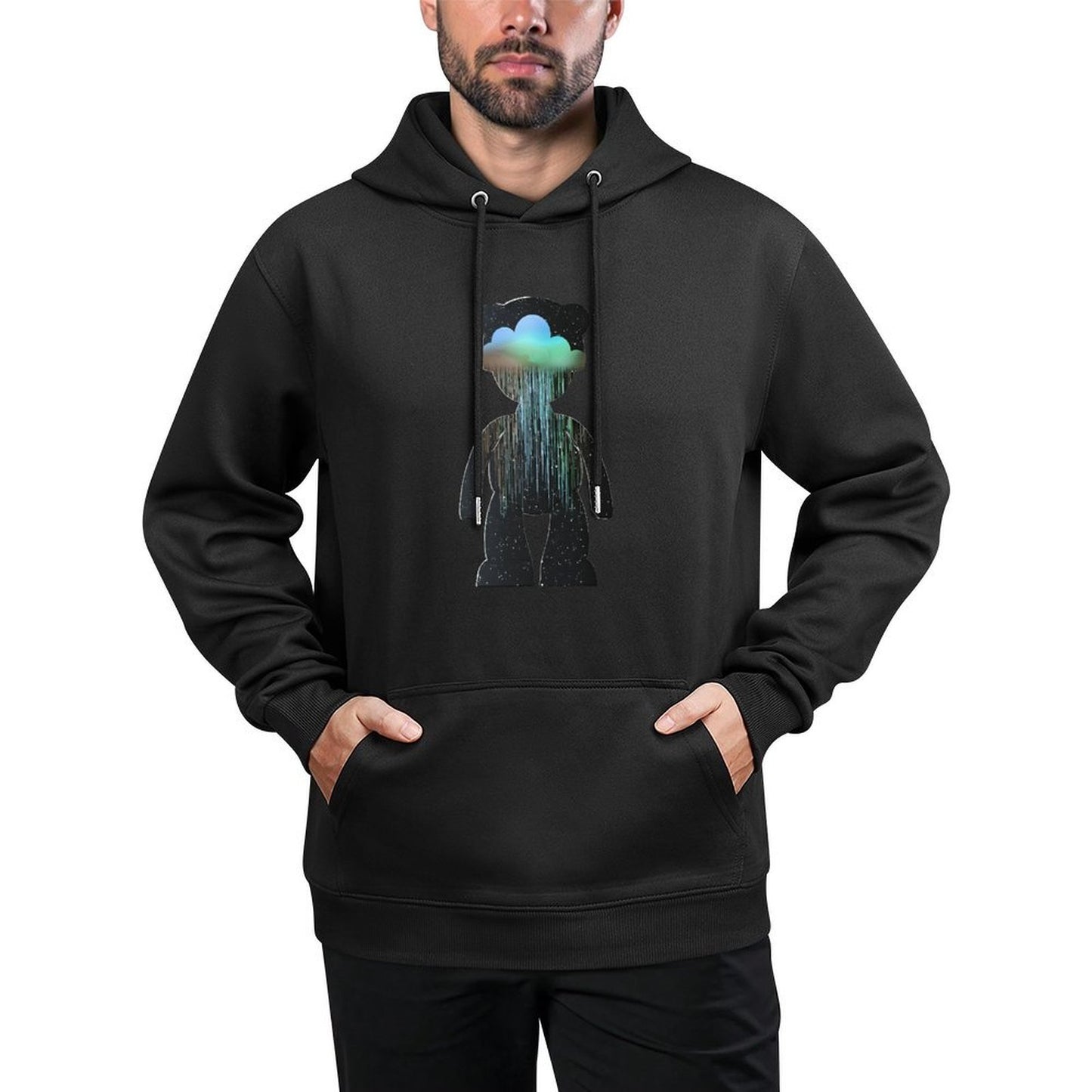 Hoodie Front PatternSeamless Moisture-Wicking