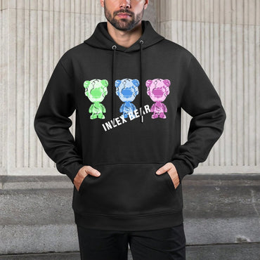 IPIB 250g Hooded Pocket Sweatshirt Front GraphicMen's Hooded  Sweatshirt6000050-5