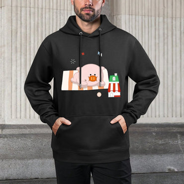 IPBR 250g Hooded Pocket Sweatshirt Front GraphicMen's Hooded  Sweatshirt4001530