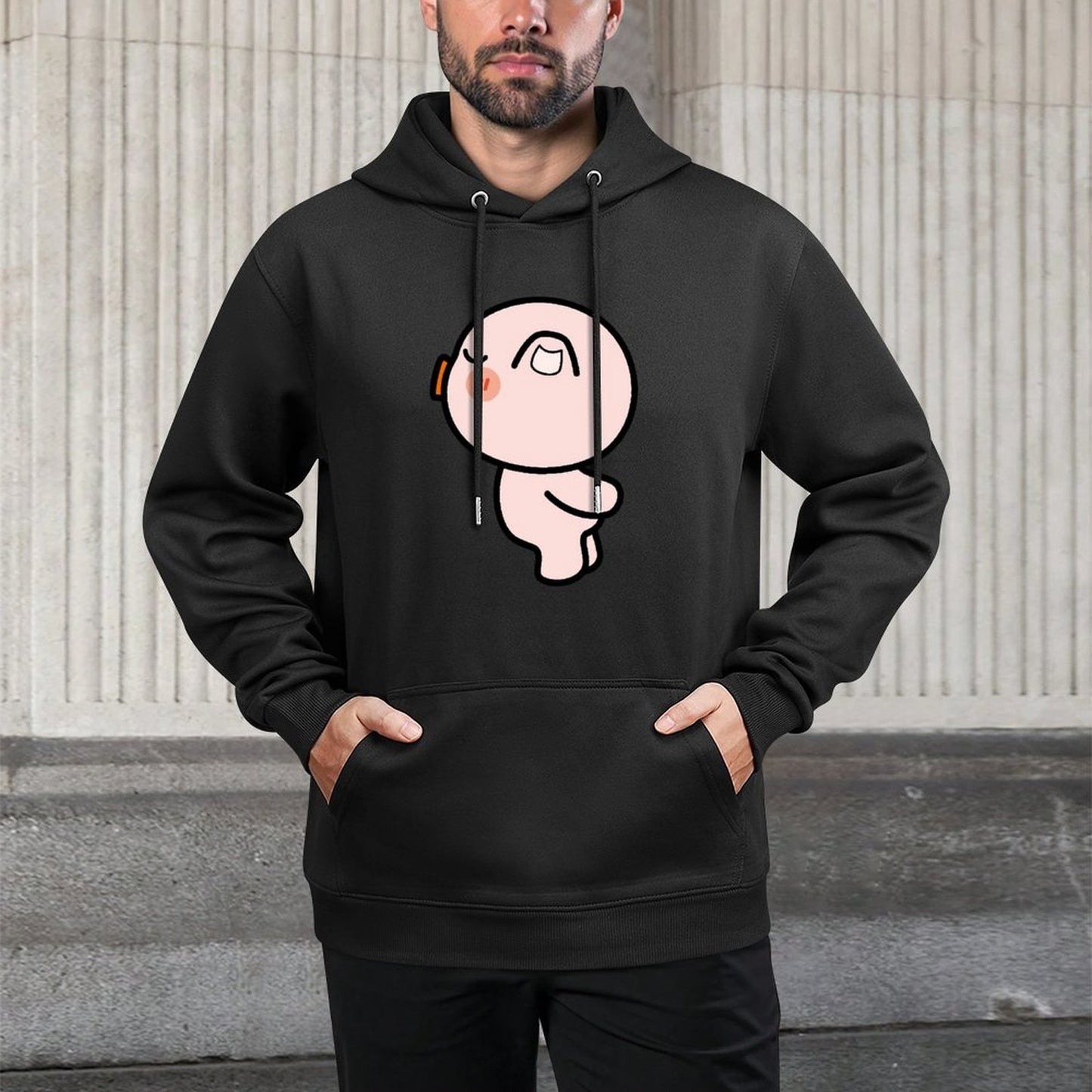 Printing Seamless Front Graphic Hoodies