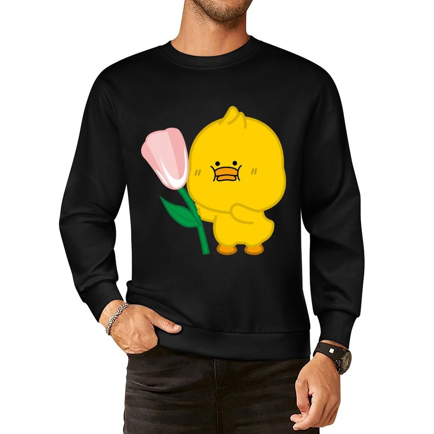IPBR 250g Crew Neck Long Sleeve Sweatshirt Front GraphicCrew Neck Long Sleeve Sweatshirt4001106