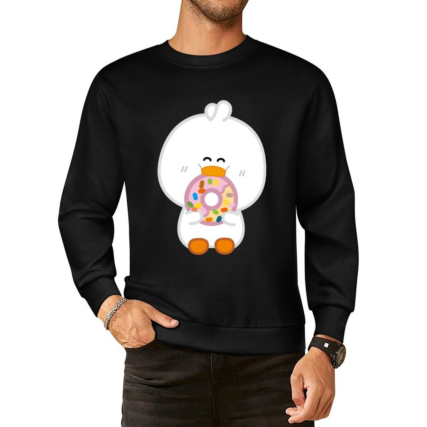 IPBR 250g Crew Neck Long Sleeve Sweatshirt Front GraphicCrew Neck Long Sleeve Sweatshirt4001103