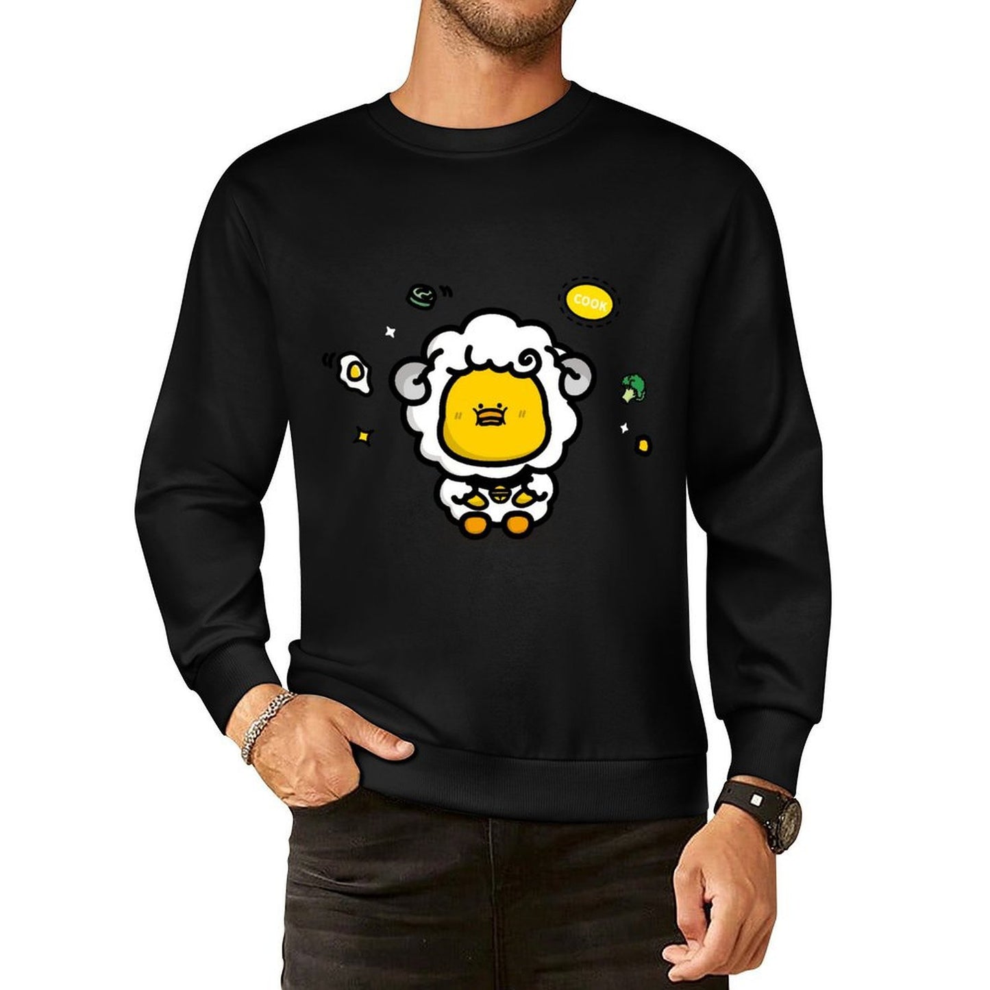 IPBR 250g Crew Neck Long Sleeve Sweatshirt Front GraphicCrew Neck Long Sleeve Sweatshirt4001135