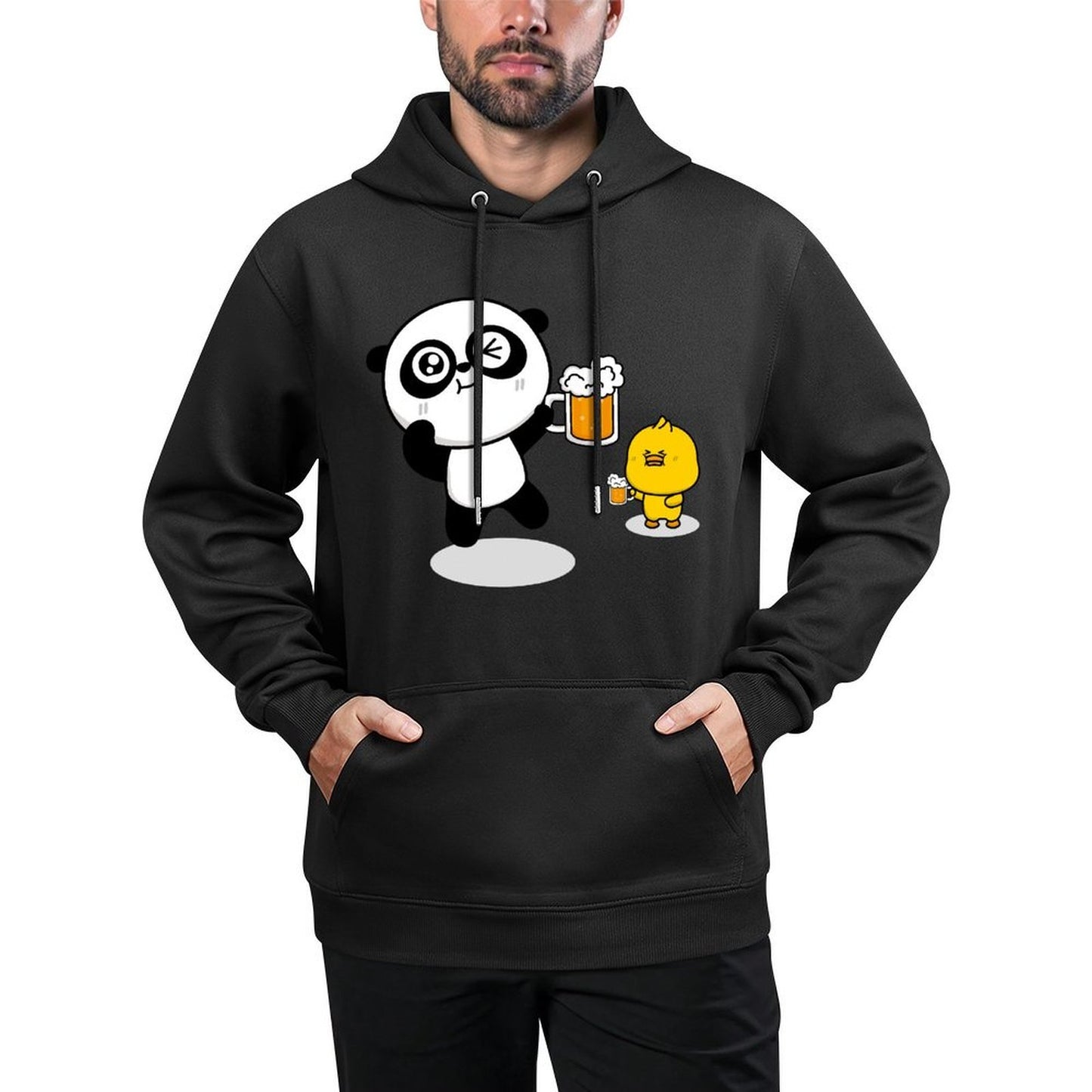 IPBR 250g Hooded Pocket Sweatshirt Front GraphicMen's Hooded  Sweatshirt4001346