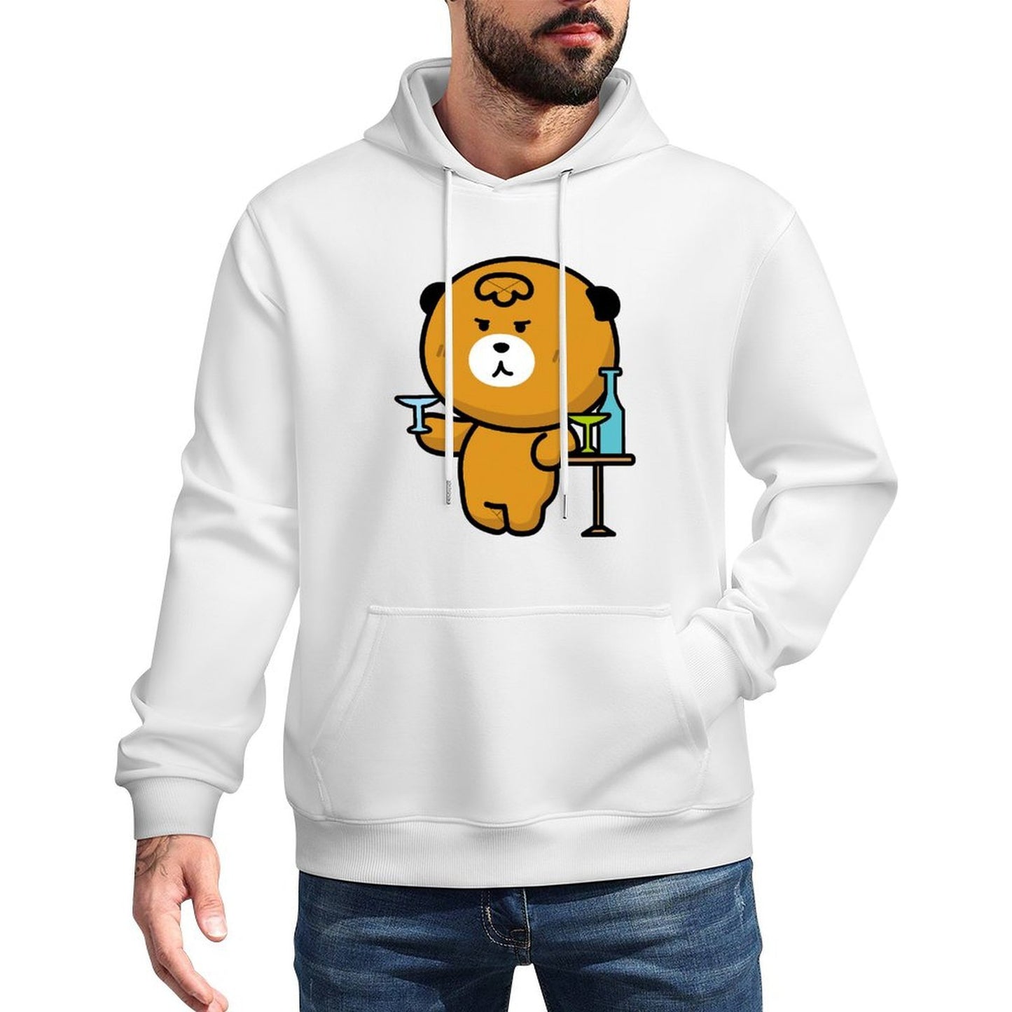 IPBR 250g Hooded Pocket Sweatshirt Front GraphicMen's Hooded  Sweatshirt4000201