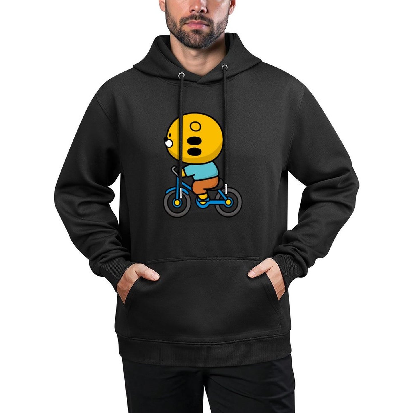 IPBR 250g Hooded Pocket Sweatshirt Front GraphicMen's Hooded  Sweatshirt4000124