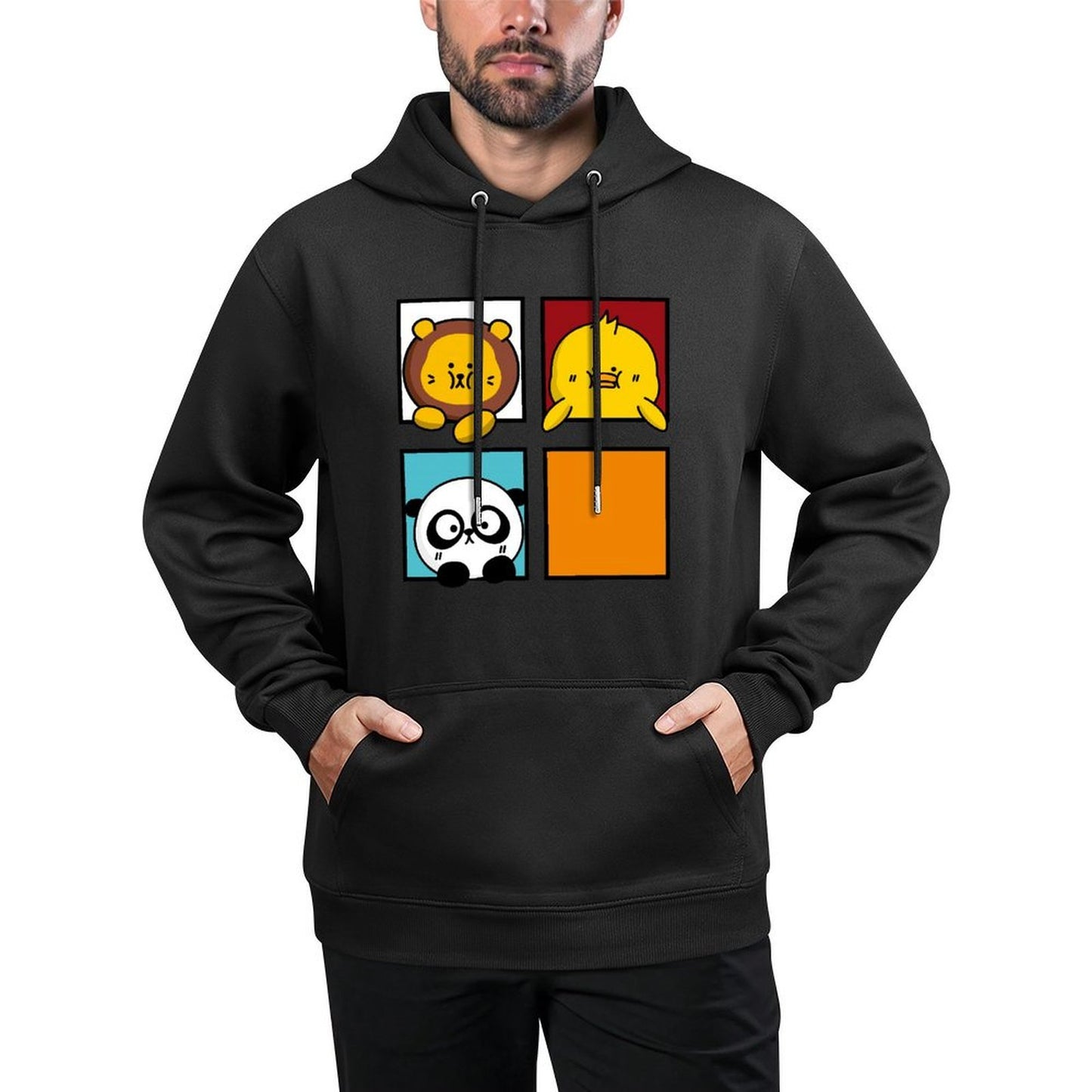 IPBR 250g Hooded Pocket Sweatshirt Front GraphicMen's Hooded  Sweatshirt4003707
