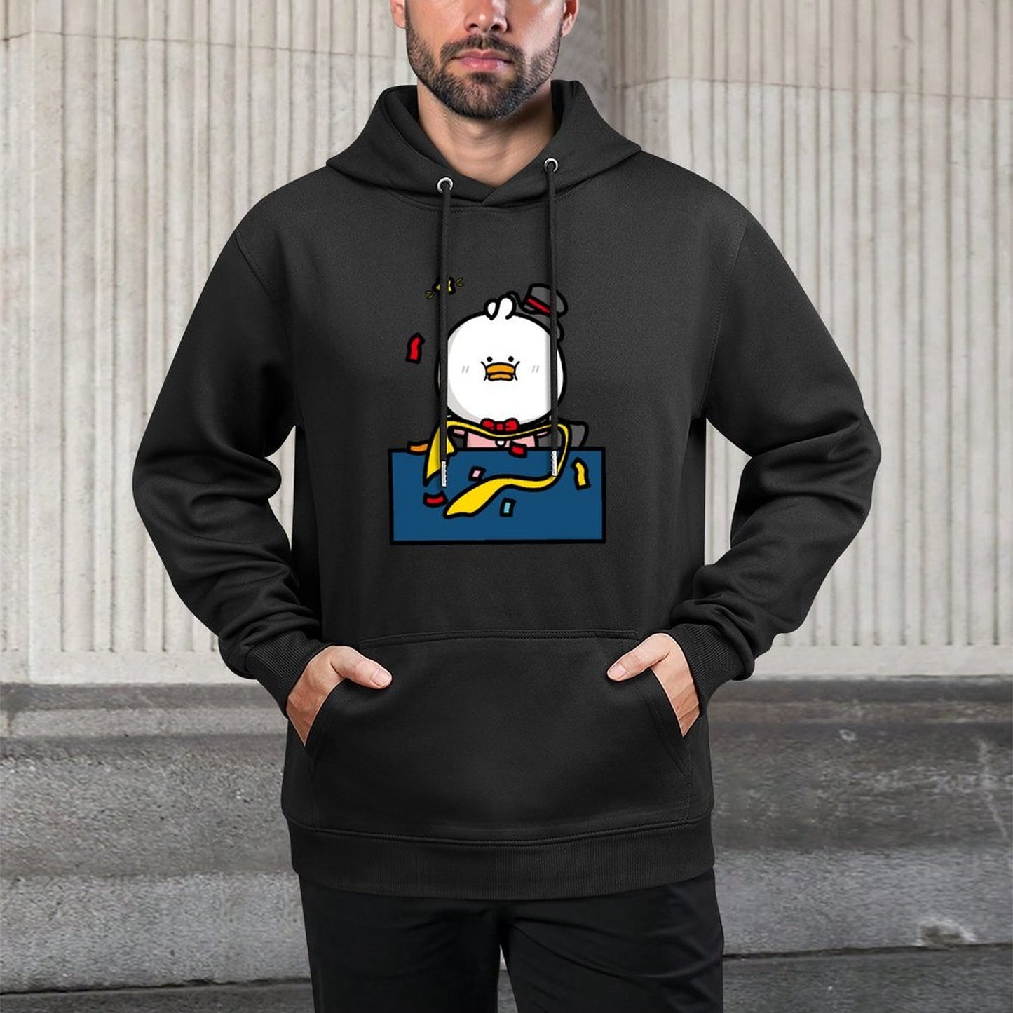 IPBR 250g Hooded Pocket Sweatshirt Front GraphicMen's Hooded  Sweatshirt4001070