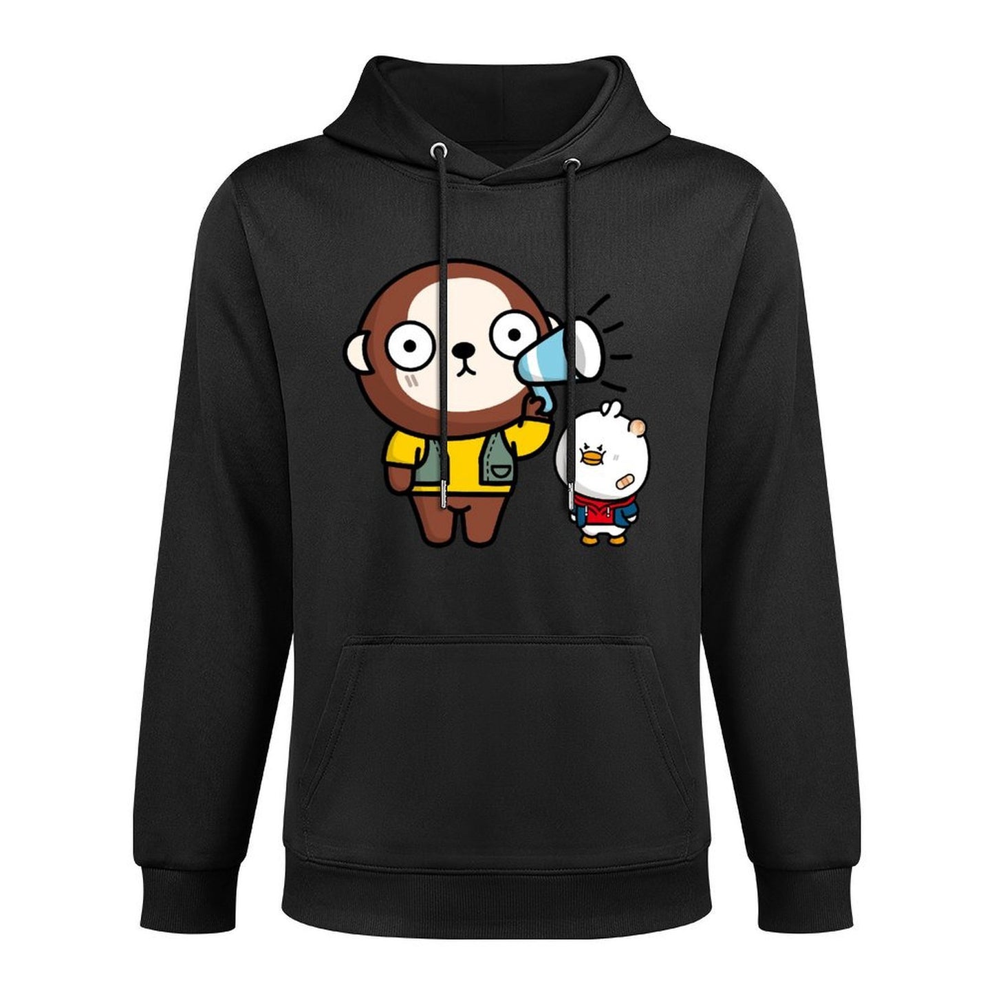 Oversized Casual Front Graphic Hoodies