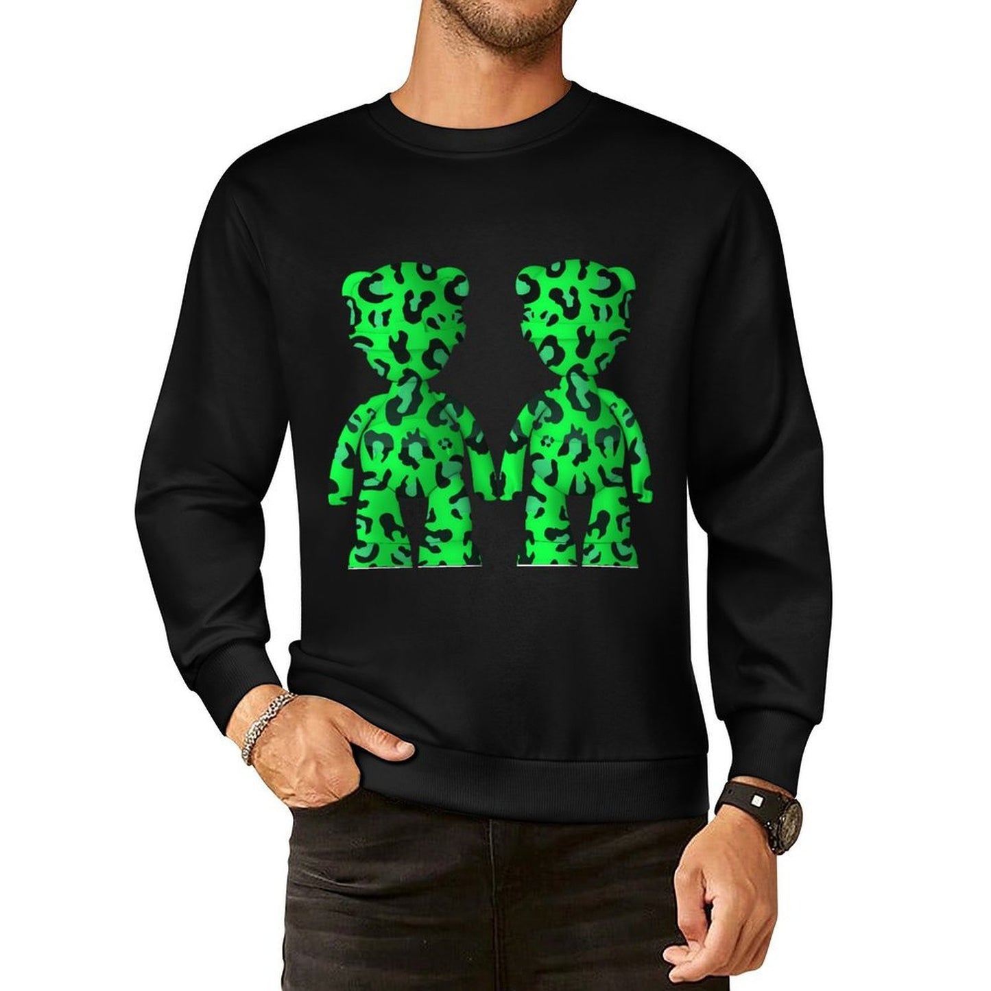 IPIB 250g Crew Neck Long Sleeve Sweatshirt Front GraphicCrew Neck Long Sleeve Sweatshirt6000081-3