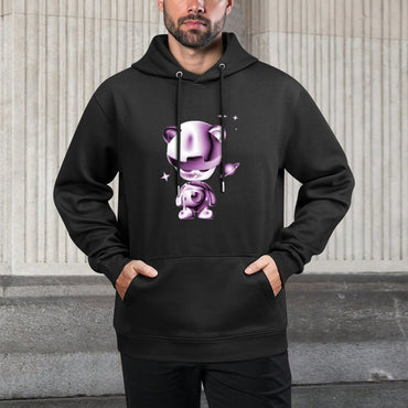 IPIB 250g Hooded Pocket Sweatshirt Front GraphicMen's Hooded  Sweatshirt6000026-2
