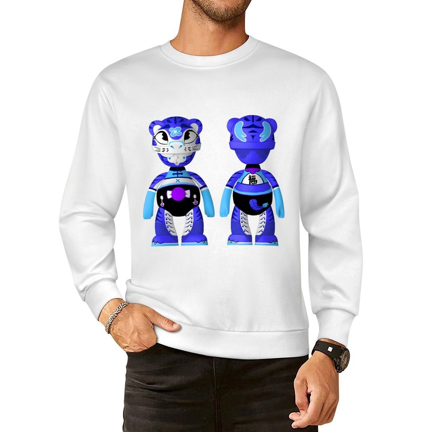 Long Sleeve With Front PatternSeamless Bold