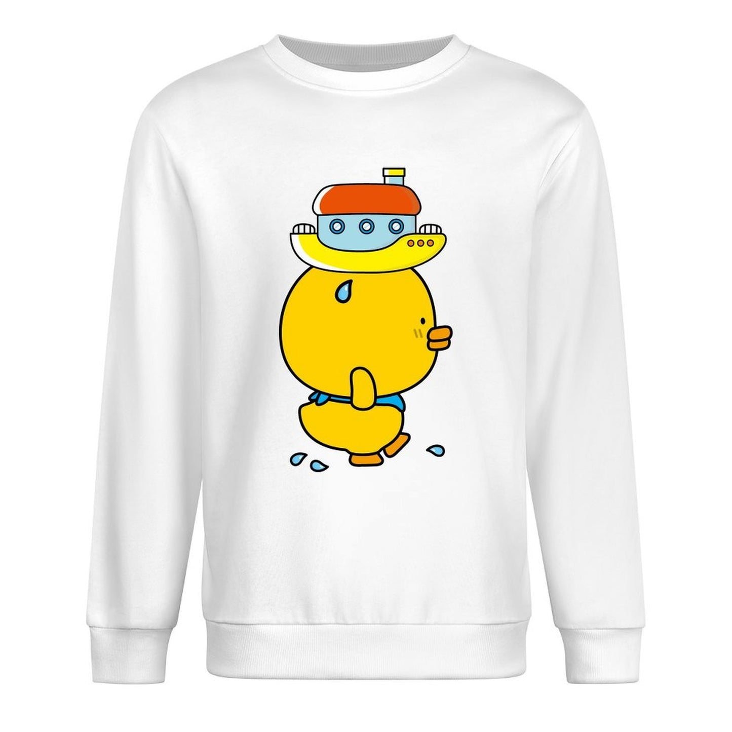 Front Patterned Long Sleeve TopEverydayComfort SimpleFit