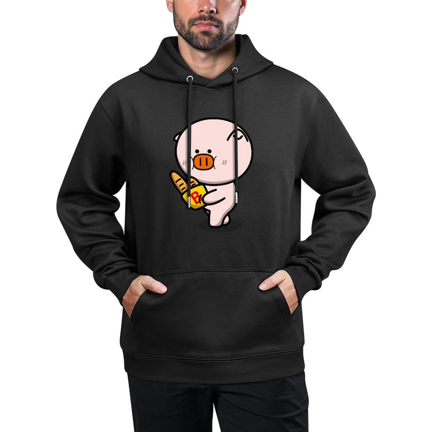 IPBR 250g Hooded Pocket Sweatshirt Front GraphicMen's Hooded  Sweatshirt4000267
