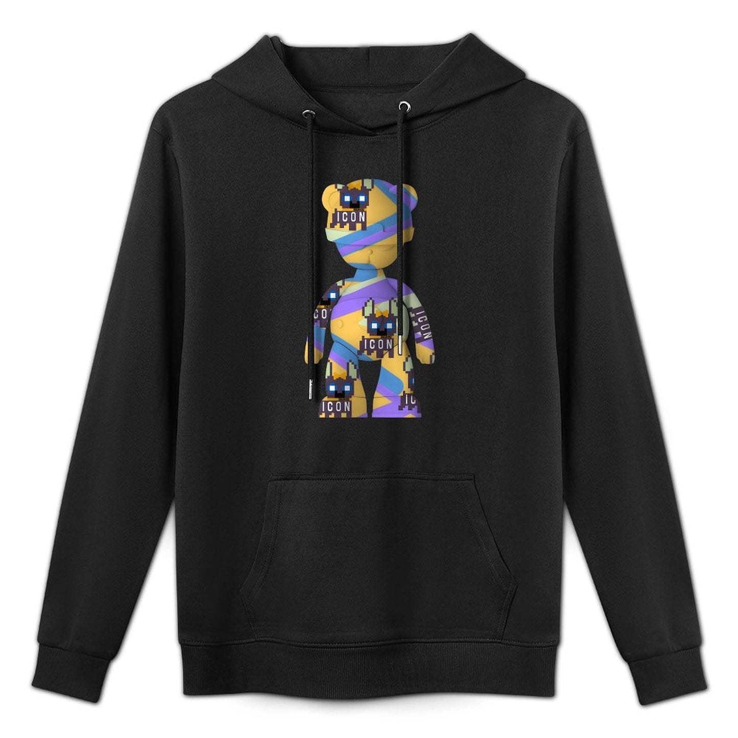 IPIB 250g Hooded Pocket Sweatshirt Front GraphicMen's Hooded  Sweatshirt6000124-1