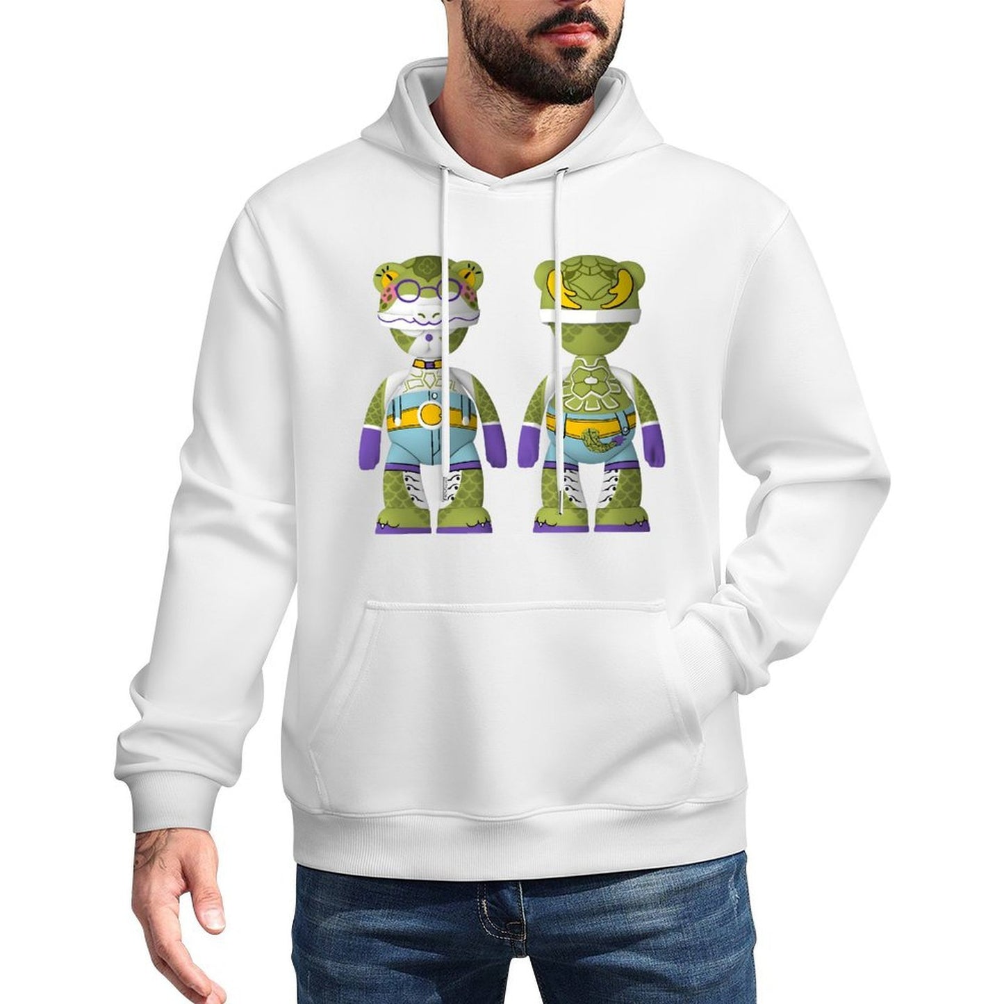 IPIB 250g Hooded Pocket Sweatshirt Front GraphicMen's Hooded  Sweatshirt6000075-5